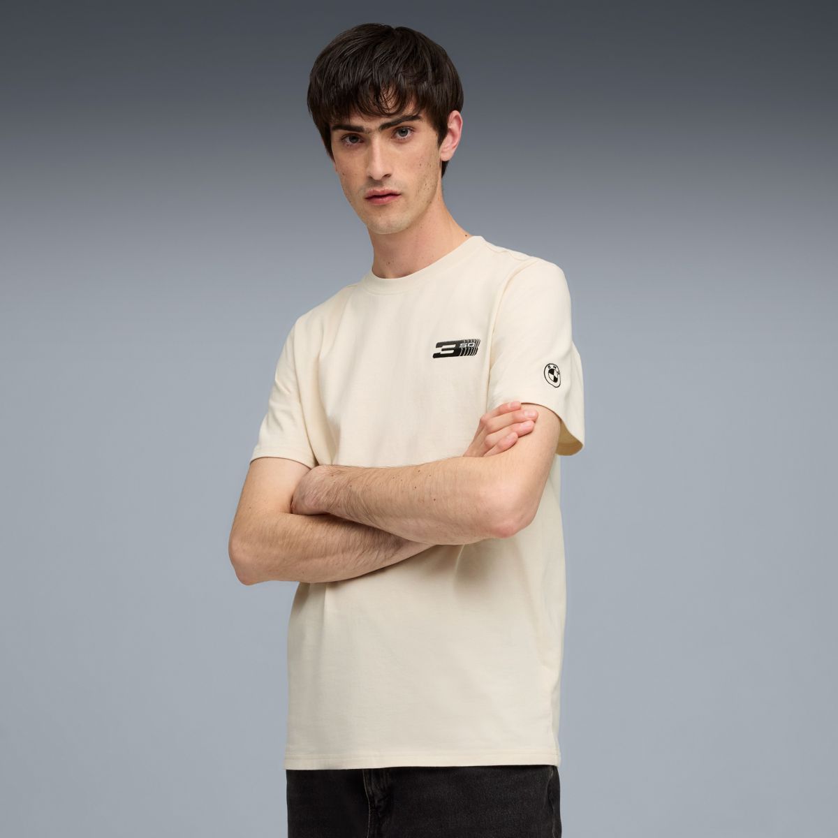 3系列車型米色T恤 